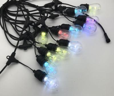 Cina 220V E27 Socket LED Fairy Socket String Lights 48 Ft Natale 15 lampadine in vendita