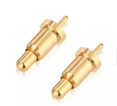 China 4mm Connector Terminal Pogo Pin Female SMT Soldering Brass Contact Pins for sale