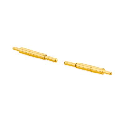 China Brass Metal Probe Pogo Pin Spring Loaded Contact Machined Components 3A for sale