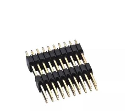China 1.27mm Pitch 8 Pin POGO Pin Connector Spring Loaded Header Socket PCB Single Row for sale