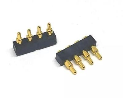 China Powerful Pogo Pin Usb Connector Gold Plated Solder Waterproof 2 Pin for sale