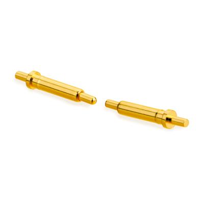 China 2.54mm Spring Loaded POGO Pin 5V 2A Gold Plated 4 Pins Magnetic Pogo Pin Connector for sale