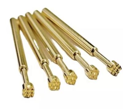 China Spring Load Brass Probe POGO Pin 2 AMP Connector DIP  Low Resistance for sale