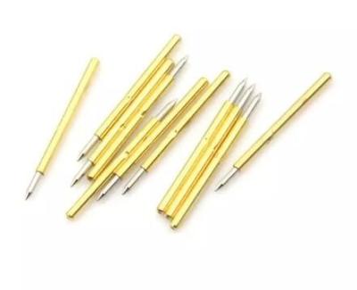China 3MM PCB Terminal SMT Probe POGO Pin Waterproof Brass Gold Plated Dip for sale