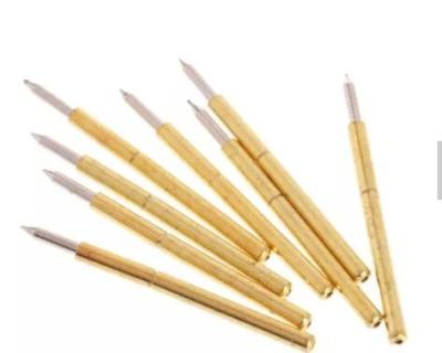 China 2.0 X 12.1 DIP Magnetic Pogo Connector Gold Plated Spring Loaded Test Probes for sale