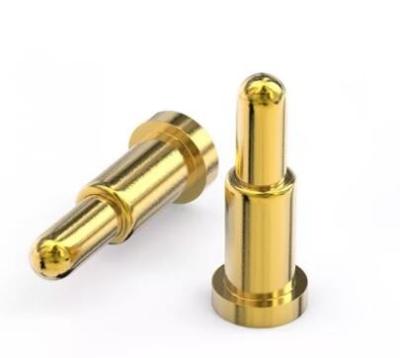 China 3mm 2P 6P Brass Terminal SMT POGO Pin Connector Spring Loaded for sale