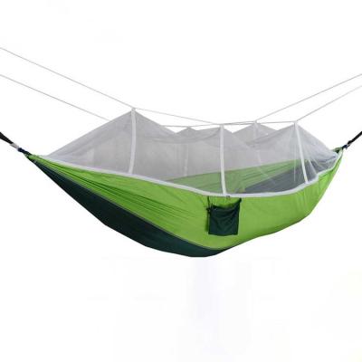 China Ultralight Durable Folding Camping Hammock Adjustable Parachute Tarp Detachable for sale