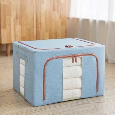 China Sonsill Cotton Fabric Household Storage Containers Oxford Cloth Length 40cm for sale