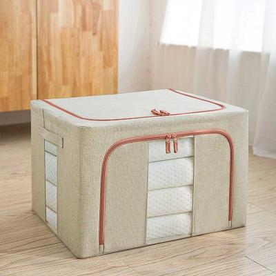 China CE Portable Multifunctional Foldable Fabric Storage Box For Clothes Collapsible Reusable for sale