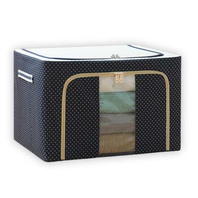China Durable Practical Linen Storage Bins , ODM Fabric Cube Household Storage Containers for sale