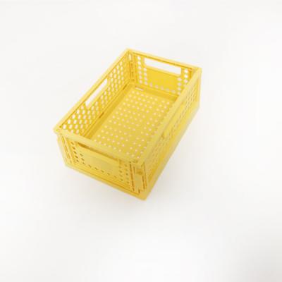 China Practical CE Collapsible Plastic Basket , Multifunctional Foldable Plastic Container for sale