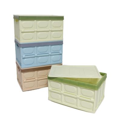 Chine Pp réutilisables Tote Box With Handles Washable pliable de plastique 53*36*29cm écologiques à vendre