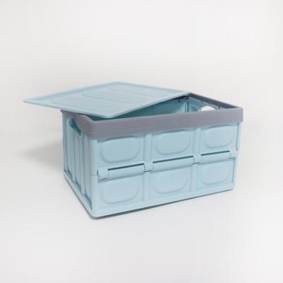 China Thickened PP Plastic Collapsible Stackable Storage Bins Dustproof Reusable for sale
