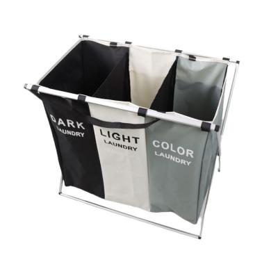 China Waterproof Separated Collapsible Laundry Hamper Foldable Multiscene Use durable for sale