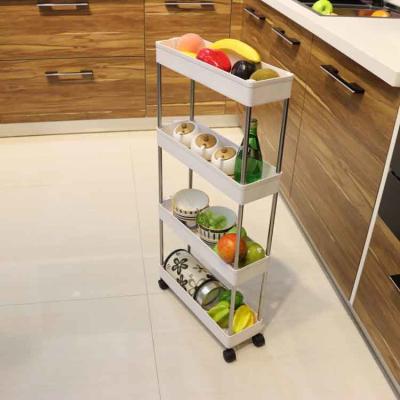 China Reusable Utility Rolling Home Storage Carts Multifunctional Detachable Weight 1.4kg for sale