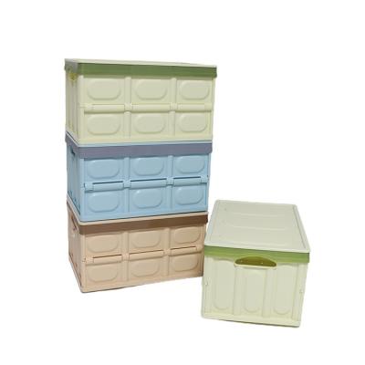 China Folding Odorless Collapsible Storage Bins With Lid PP Plastic Weight 1.9kg Washable for sale