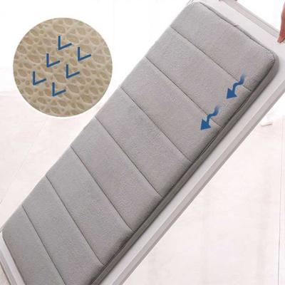 China Soft Absorbent Memory Foam Bathroom Mat For Tub Shower Toilet Floor for sale