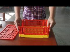 Plastic Folding Storage Crate
