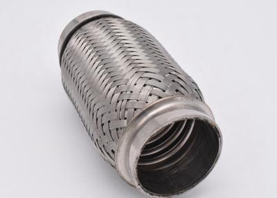 China Custom Stainless Steel Flex Exhaust Pipe Inner Bellow Outer Braided for Truck Engine for sale