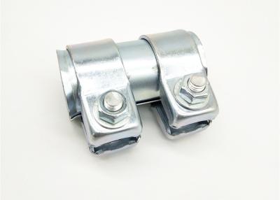 China Zinc Plated and Stainless Steel Car Exhaust Clamp Galvanized Sleeve Exhaust Pipe Connector for sale