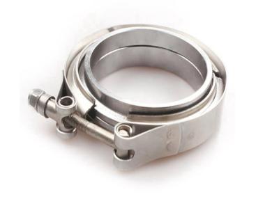 China Exhaust Stack Pipe Muffler Clamps , Stainless Steel Exhaust Band Clamp for sale