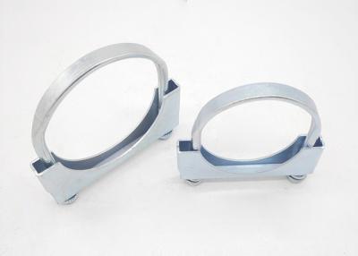 China Galvanized Saddle Clamp U-Bolt Steel Exhaust Clamp For Pipe Size 2