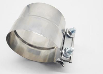China SS304 76.2mm 3 Inch Exhaust Band Clamp With Tight Joint for sale