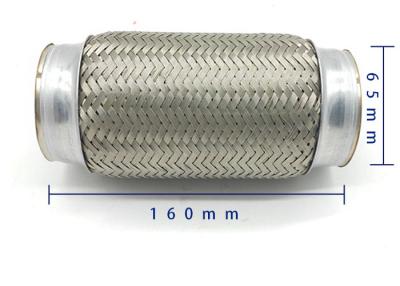China extractor de acero inoxidable Flex Pipe For Muffler de 65mm×160m m en venta