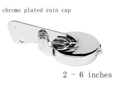China 3 Inch Chrome Plated 2mm Exhaust Pipe Cap for sale