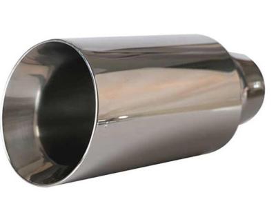 China Universal Inlet 70mm 90mm Stainless Steel Muffler Tips for sale