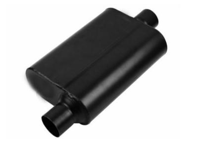 China 409 Round Chambered Muffler 2.50 Inch In / Out Aggressive Sound for sale
