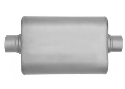 China 2.5 Inch Welded Centered Configuration Universal Performance Muffler Overal 19 Inch for sale
