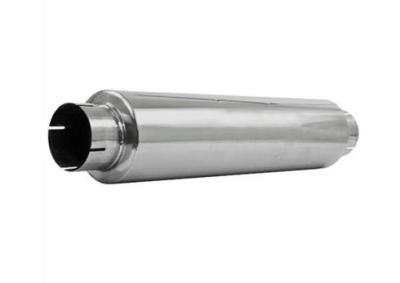 China 4 Inch Center Inlet / Outlet Quiet High Flow Exhaust Muffler for sale