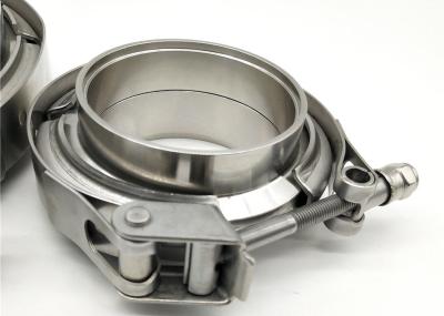 China High Performance 2.5 Inch V Band Exhaust Clamp With Male And Female Flanges for sale