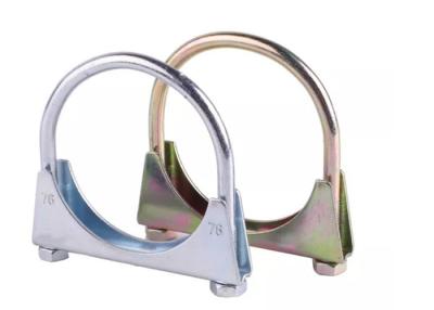 China Klammern-Edelstahl-Hochleistungs-großes Band Zincplating-Schalldämpfer-U zu verkaufen