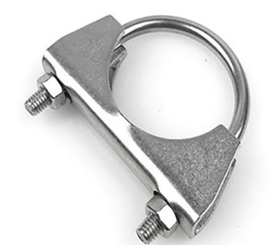 China Exhaust 90mm Galvanized U Bolt Pipe Clamp Stainless Steel for sale