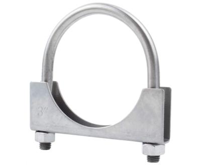 China Stainless Steel Muffler / Exhaust 3 Inch U Bolt Clamp for sale