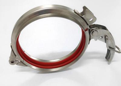Cina serratura rapida rapida del sistema Ss304 della condotta del morsetto di tubo del rilascio di spessore di 1mm in vendita