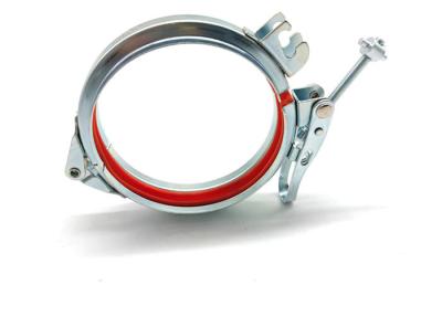 China 150mm Duct Airtight Galvanized Steel Clamps For Filtration System for sale