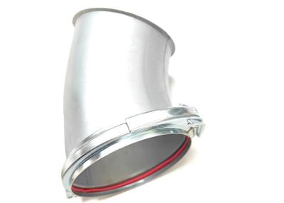 China Hot Dipped Galvanized Pipe Repair Clamp Locking Ring Quick Release For Metal Duct for sale