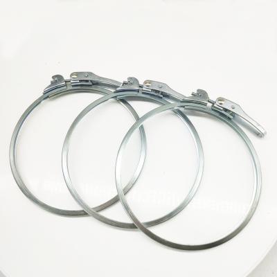 China Van de de Versiebuis van de inzamelingspijp de Hete Onderdompelende Snelle Klemmen Ring Carbon Steel 160mm Te koop