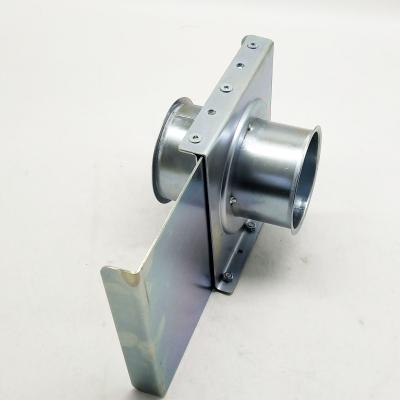 China 102mm Metal Stamping Parts Sliding Damper / Blast Gate For Dust Collection for sale