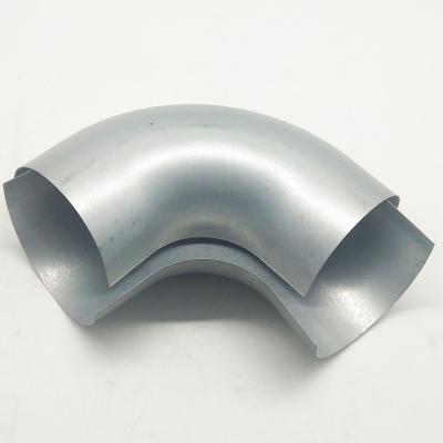 China 90 Degree Carbon Steel Elbow Stamped Components For Ventilation System for sale
