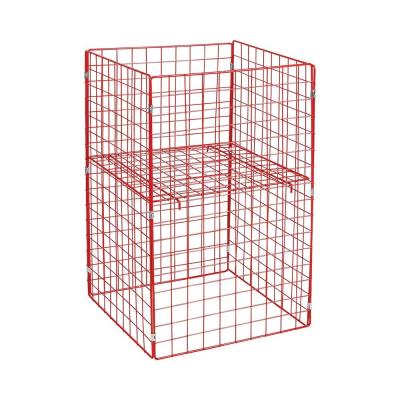 China Lightduty Epoxy Plated Store Wire Dump Bin For Promotion Display for sale
