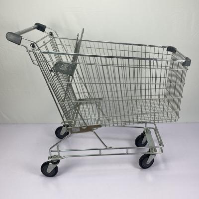 Chine type chariot de l'Australie de style de l'entrepôt 240L à achats de supermarché de capacité élevée de caddie de supermarché à vendre