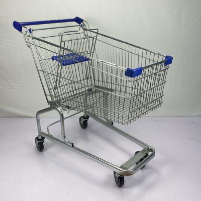 China 150L German Regular Supermarket Metal Trolley without Base Frame with Child Seat Self-Produced and Wholesale for sale