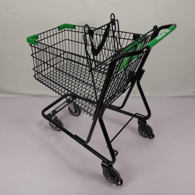 China Black Classic Lightweight Shopping Trolley Cart American Style 80L for sale