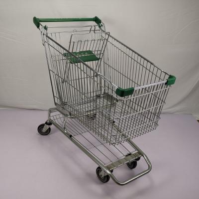 China 180L Customizable Steel Shopping Cart Supermarket Warehouse Shopping Trolley CE for sale