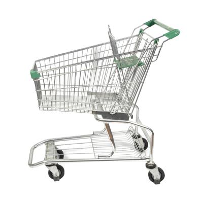 China lightweight 60L American Style Shopping Cart With Bottom Frame wholesale Customizable for sale