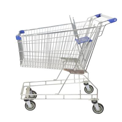 China Large Capacity Supermarket Metal Carts Conventional Multi-Purpose Grocery Store Carts Wholesale for sale